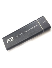 CASE GAVETA ADAPTADOR EXTERNO DUPLO USB-C PARA SSD M2 PCIE NVME E NGFF  - 1447